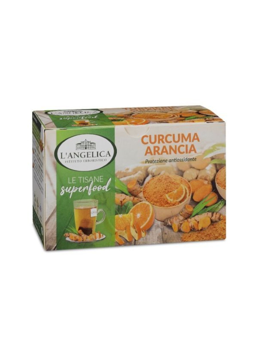 L'angelica Tisana Superfood Curcuma E Arancia New