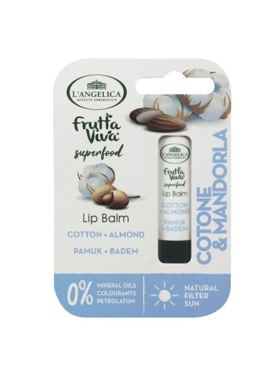 L'angelica Lip Balm Cotone & Mandorla Clearance