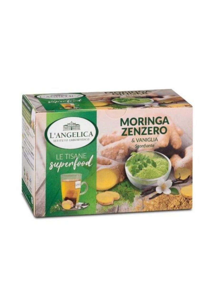 L'angelica Tisana Superfood Moringa, Zenzero E Vaniglia Hot